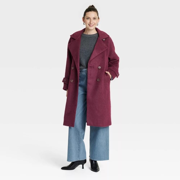 Universal Thread Jackets & Blazers - Universal Thread - Women's Double Breasted Cocoon Overcoat
